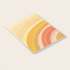 Whimsy Boho Rainbow Ombre Orange Yellow Notebook Gallery Image 3