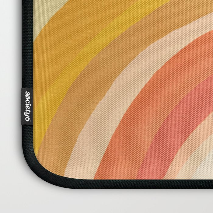 Whimsy Boho Rainbow Ombre Orange Yellow Laptop Sleeve Gallery Image 3