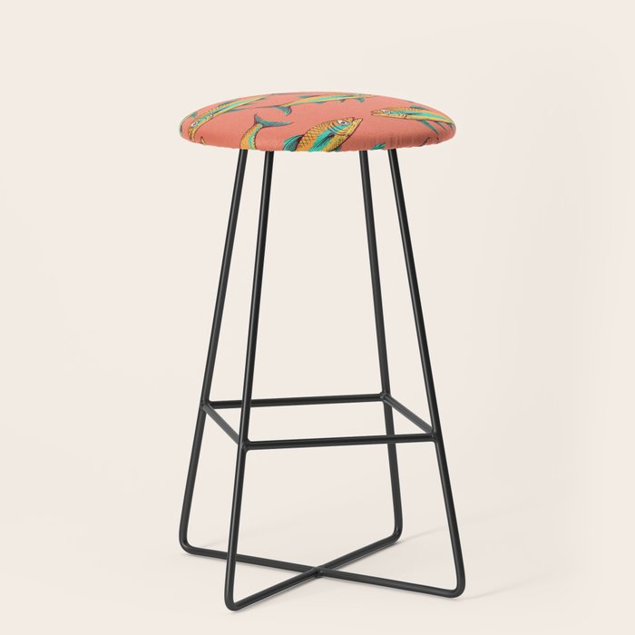 Mackerel Pattern Stool Gallery Image 1