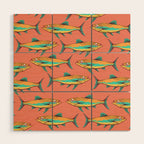 Mackerel Pattern Wood Wall Art Gallery Image 1