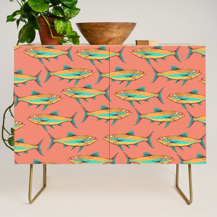 Mackerel Pattern Credenza Gallery Image 1