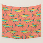 Mackerel Pattern Wall Tapestry Gallery Image 4