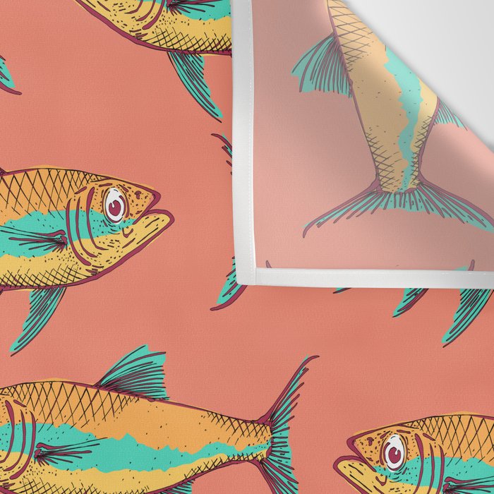 Mackerel Pattern Wall Tapestry Gallery Image 3