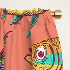 Mackerel Pattern Window Curtain Gallery Image 2
