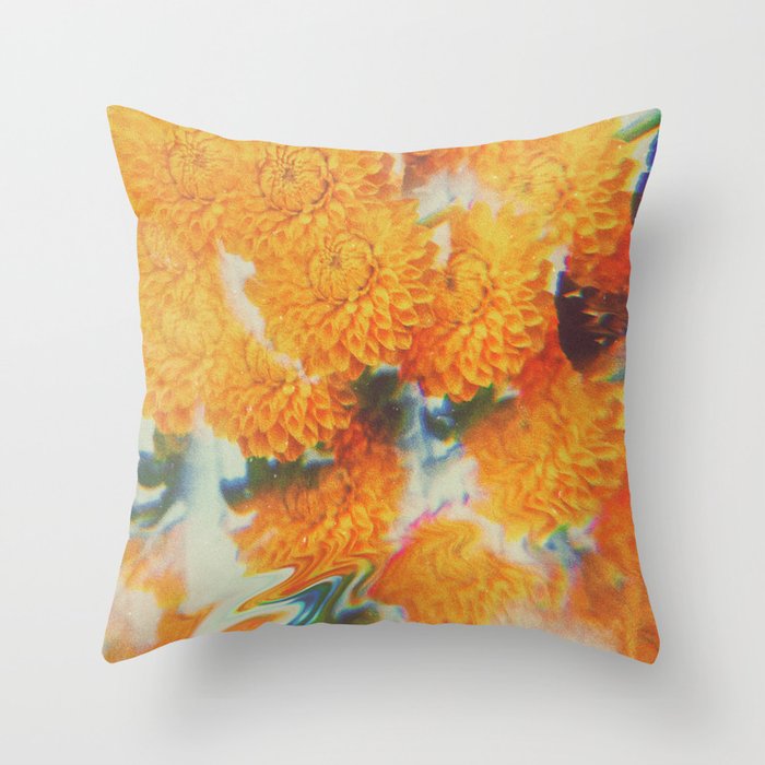 Dahlia Daydreams Throw Pillow Gallery Image 1