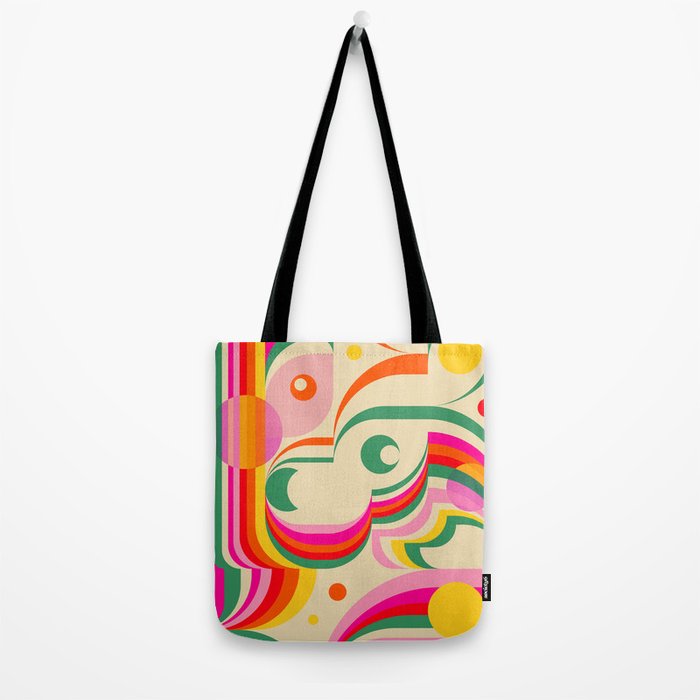 Girl and Puppy Tote Bag Gallery Image 2