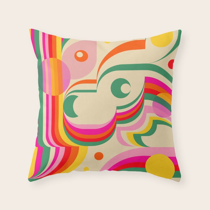 Girl and Puppy Throw Pillow Gallery Image 6