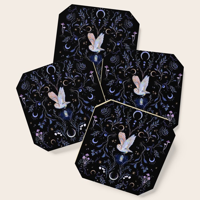 Moonlight Owl Coaster Gallery Image 1