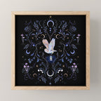 Moonlight Owl Mini Art Print Gallery Image 1