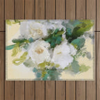 floral abstract 2 22 Outdoor Rug Gallery Image 1