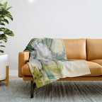 floral abstract 2 22 Throw Blanket Gallery Image 1