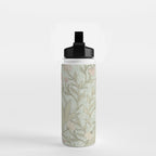 Ivy Morris Sage Green Floral Damask with Climbing Vines Water Bottle Gallery Image 2