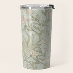Ivy Morris Sage Green Floral Damask with Climbing Vines Travel Mug Gallery Image 2