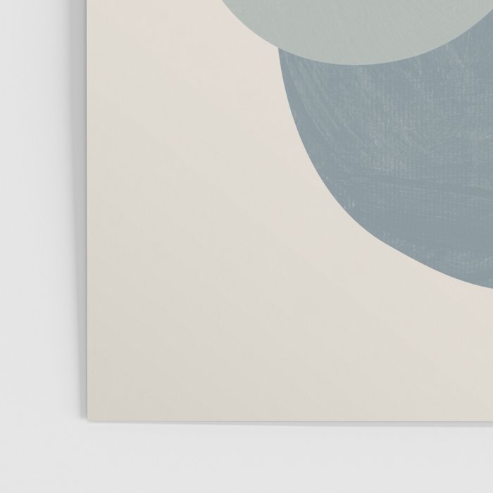 Abstract Shapes Gray Pink Rust Poster Gallery Image 3