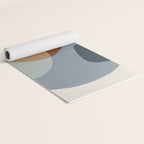 Abstract Shapes Gray Pink Rust Yoga Mat Gallery Image 2