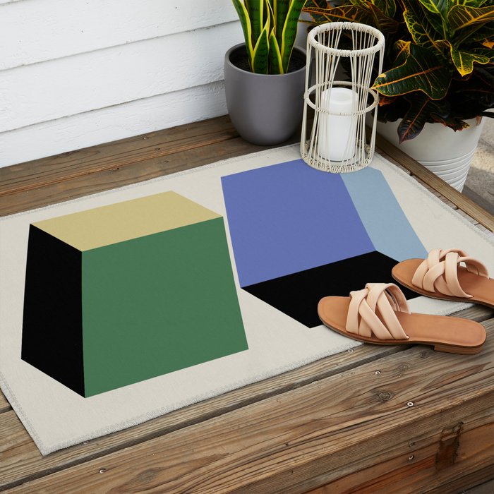 Modernist Objects I Outdoor Rug Gallery Image 2