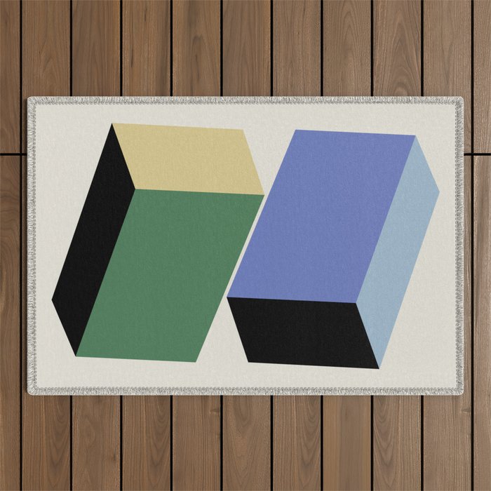 Modernist Objects I Outdoor Rug Gallery Image 1