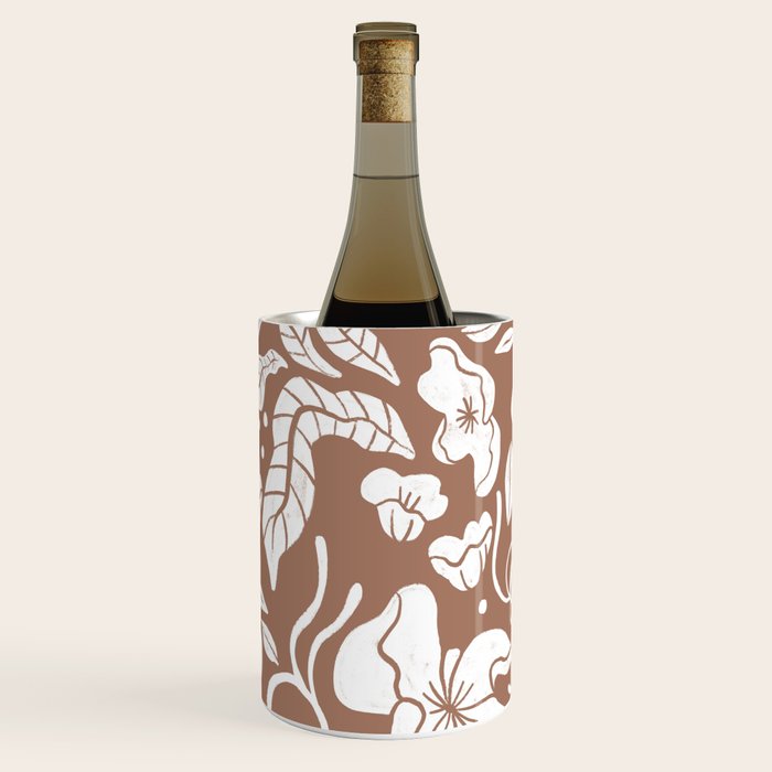 Flora, Inspired by PANTONE 17 1230 Mocha Mousse Wine Chiller Gallery Image 2