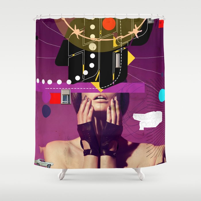 lost content Shower Curtain Gallery Image 1