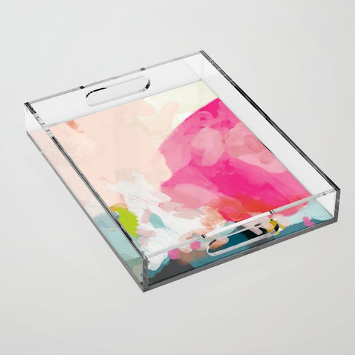Pink Sky Acrylic Tray