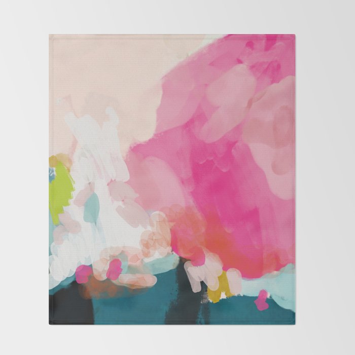 pink sky Throw Blanket Gallery Image 2
