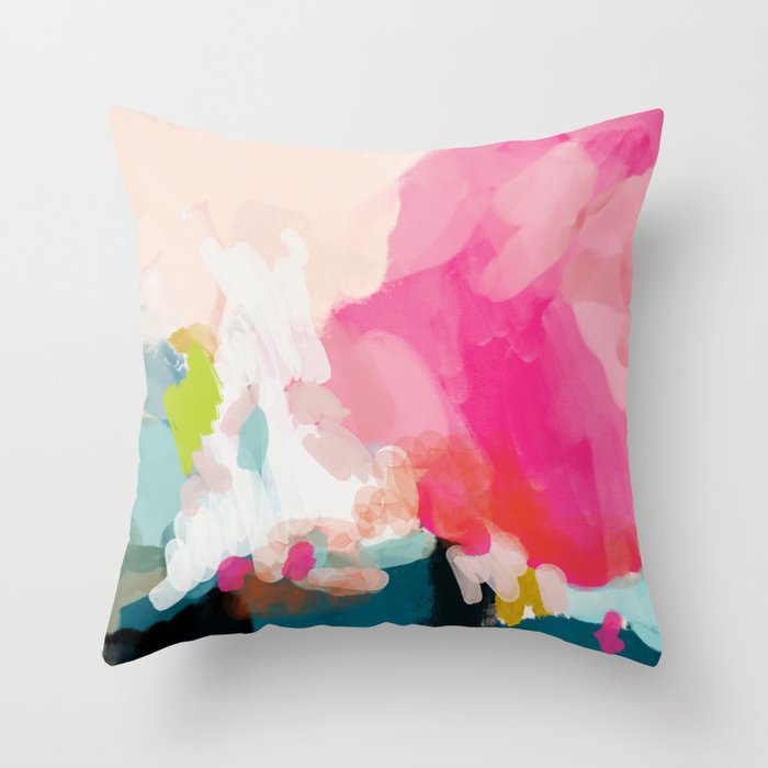 pink sky Throw Pillow Gallery Image 6
