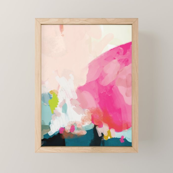 pink sky Mini Art Print Gallery Image 1