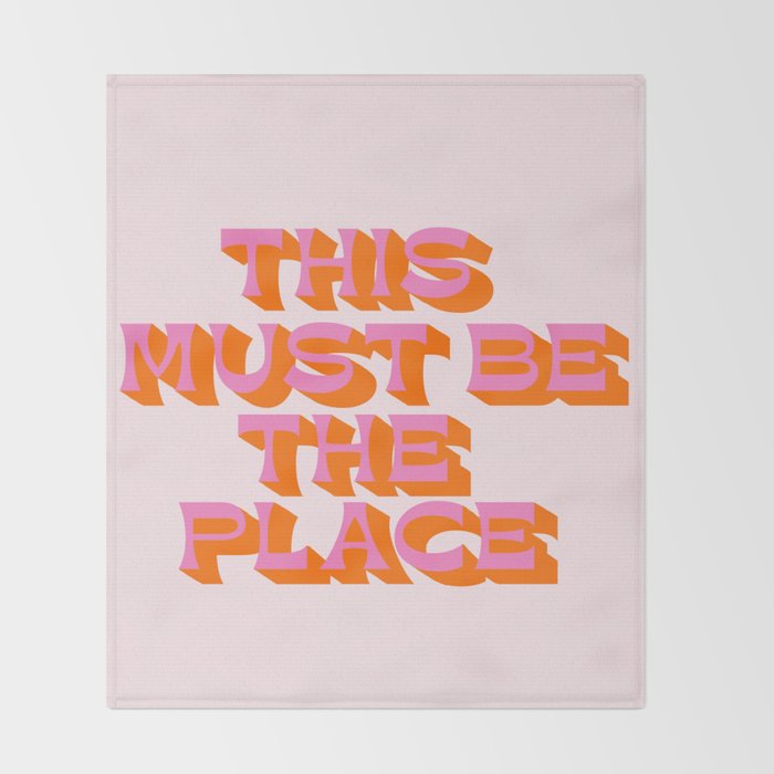 This must be the place Throw Blanket Gallery Image 2