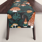 Mushroom Forest Gnomes Table Runner Gallery Image 1