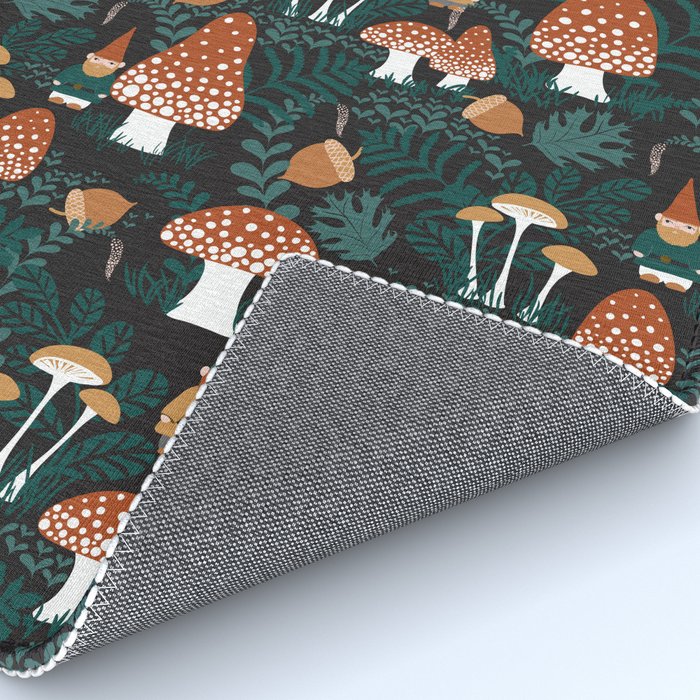 Mushroom Forest Gnomes Rug Gallery Image 4