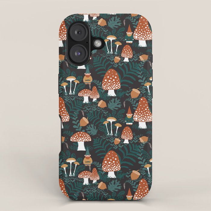 Mushroom Forest Gnomes iPhone Case Gallery Image 1