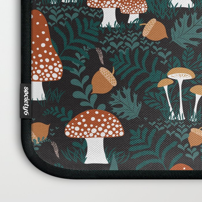 Mushroom Forest Gnomes Laptop Sleeve Gallery Image 3