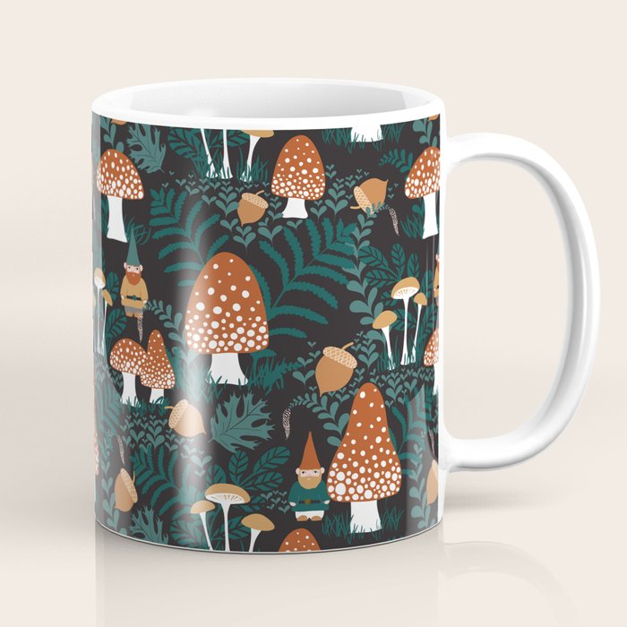 Mushroom Forest Gnomes Coffee Mug Gallery Image 1