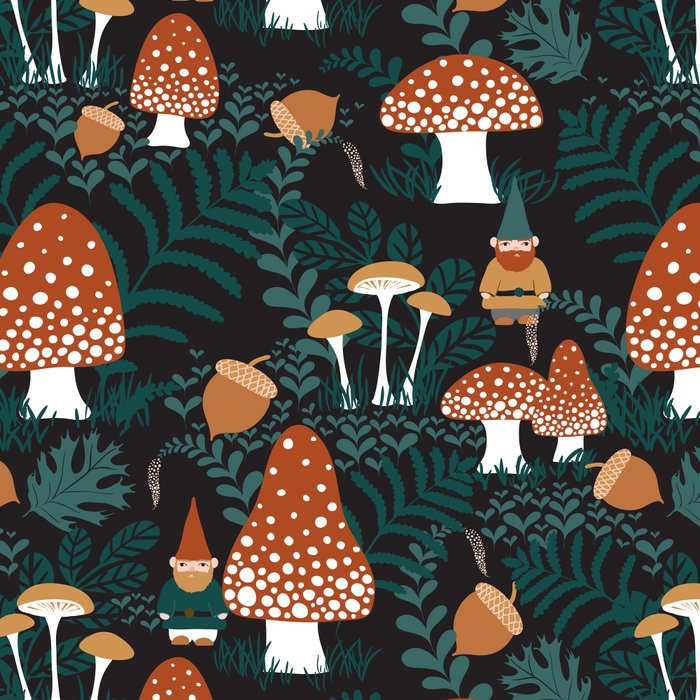 Mushroom Forest Gnomes Coffee Mug Gallery Image 2