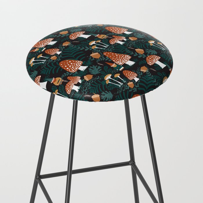 Mushroom Forest Gnomes Stool Gallery Image 2