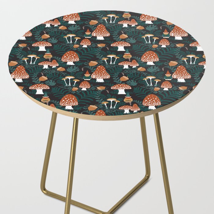 Mushroom Forest Gnomes Side Table Gallery Image 2