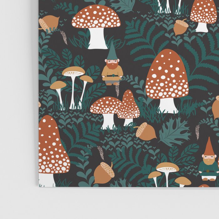 Mushroom Forest Gnomes Poster Gallery Image 3