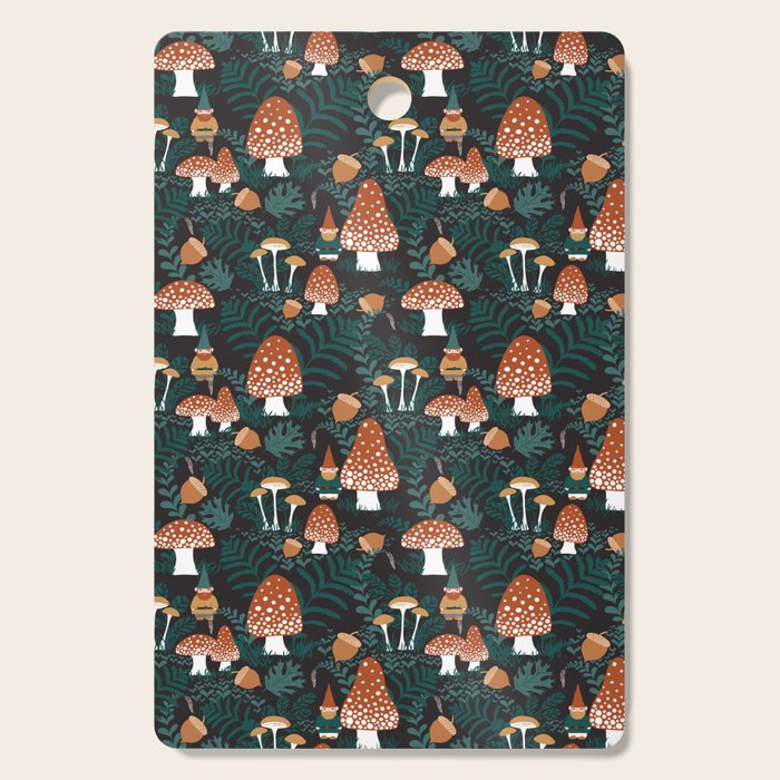 Mushroom Forest Gnomes Cutting Board Gallery Image 1