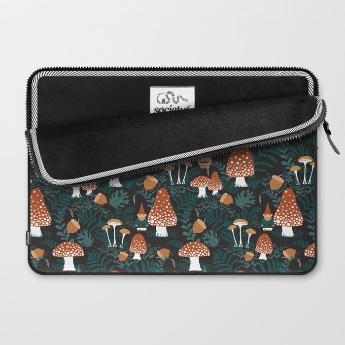 Mushroom Forest Gnomes Laptop Sleeve Gallery Image 2