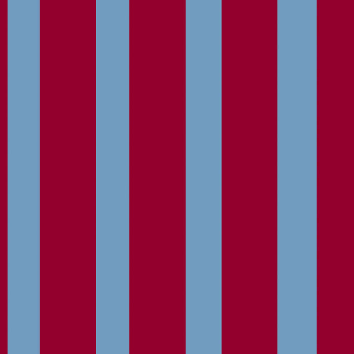 Burgundy and Dusty Blue Stripes Coffee Mug Gallery Image 2