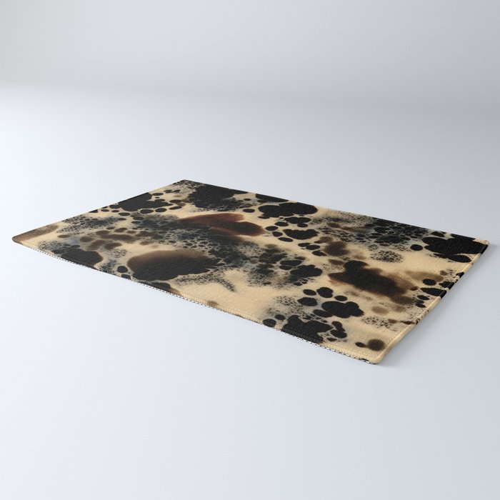 Leopard Animal Print Abstract Elegant Rug Gallery Image 3