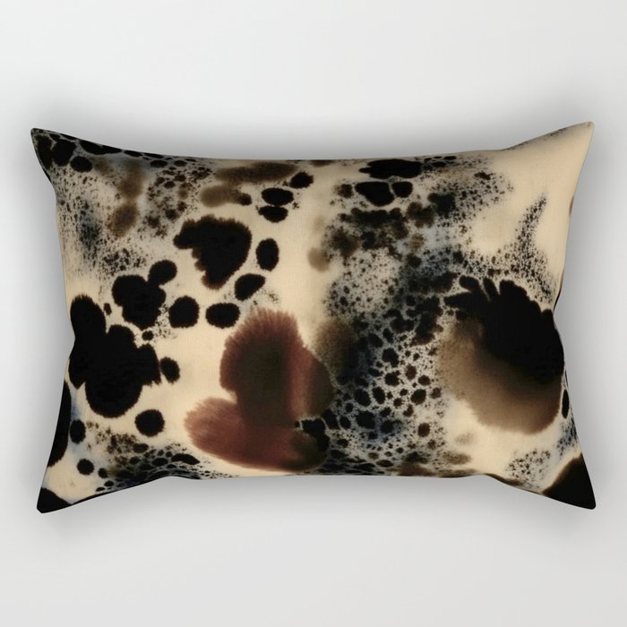 Leopard Animal Print Abstract Elegant Rectangular Pillow Gallery Image 2