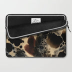 Leopard Animal Print Abstract Elegant Laptop Sleeve Gallery Image 2