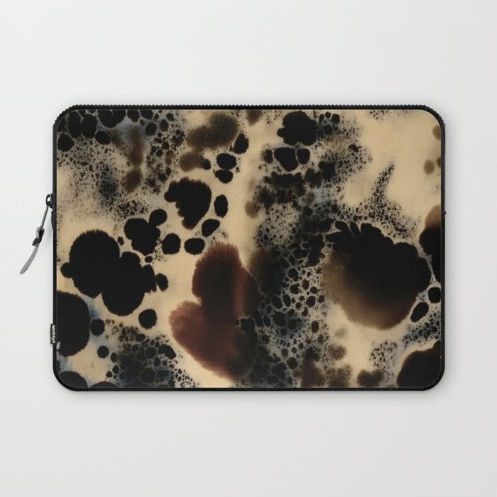 Leopard Animal Print Abstract Elegant Laptop Sleeve Gallery Image 1