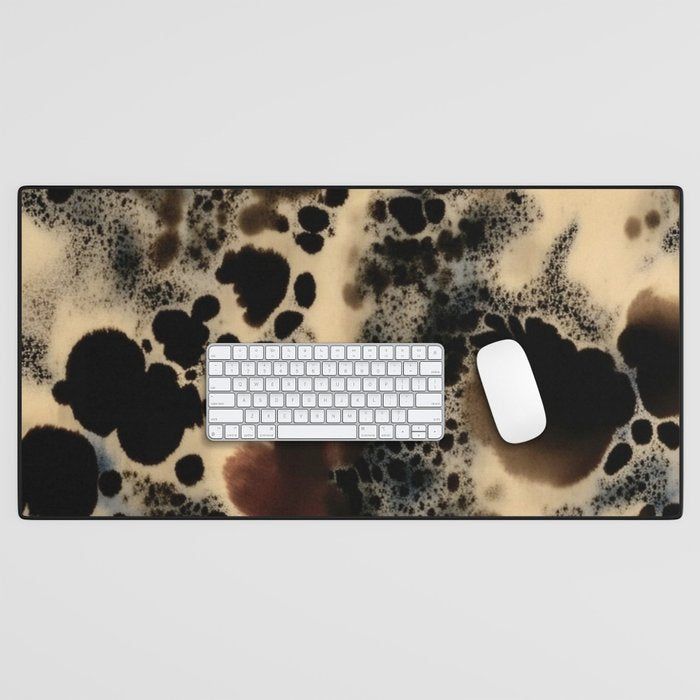 Leopard Animal Print Abstract Elegant Desk Mat Gallery Image 1