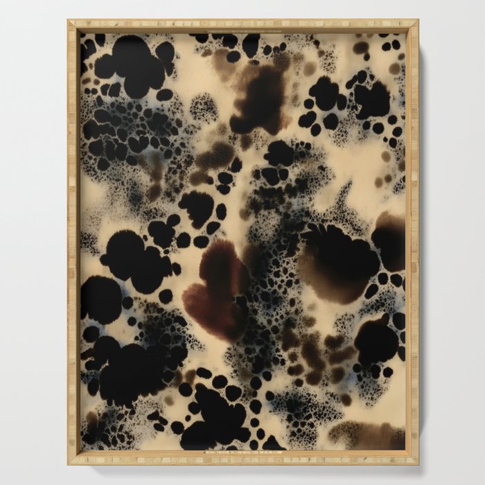 Leopard Animal Print Abstract Elegant Serving Tray Gallery Image 1