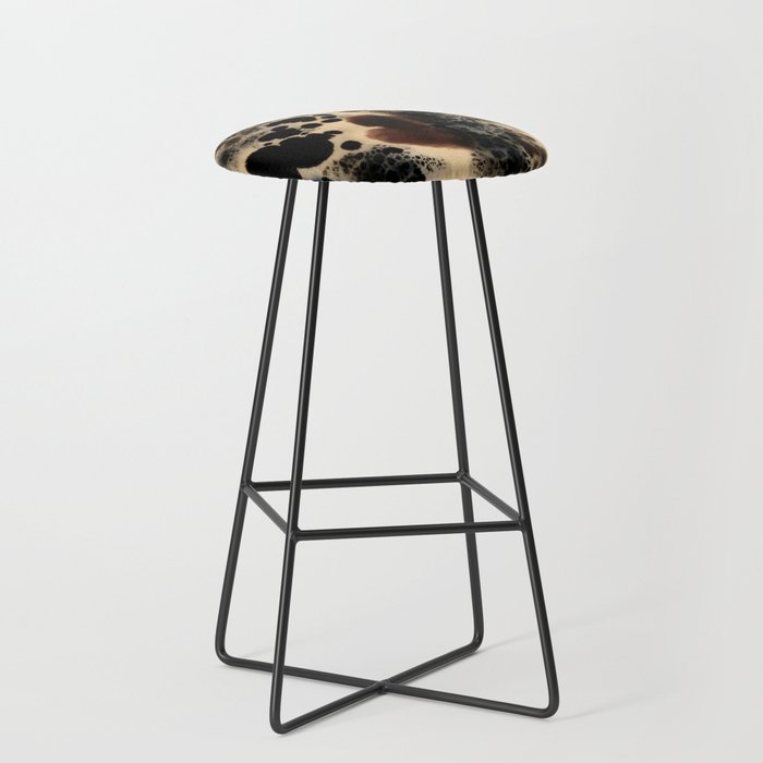 Leopard Animal Print Abstract Elegant Stool Gallery Image 1