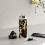 Leopard Animal Print Abstract Elegant Water Bottle Gallery Image 4