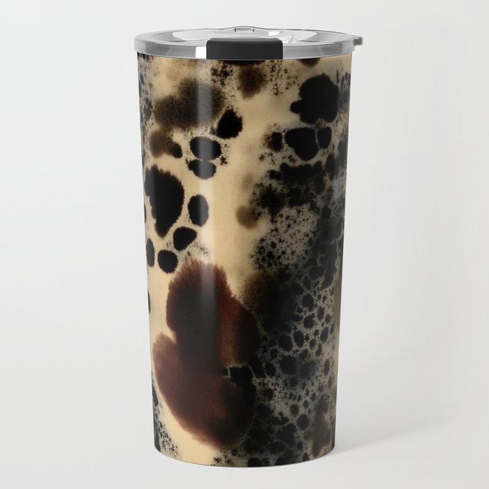 Leopard Animal Print Abstract Elegant Travel Mug Gallery Image 1
