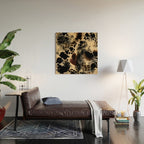 Leopard Animal Print Abstract Elegant Wood Wall Art Gallery Image 2